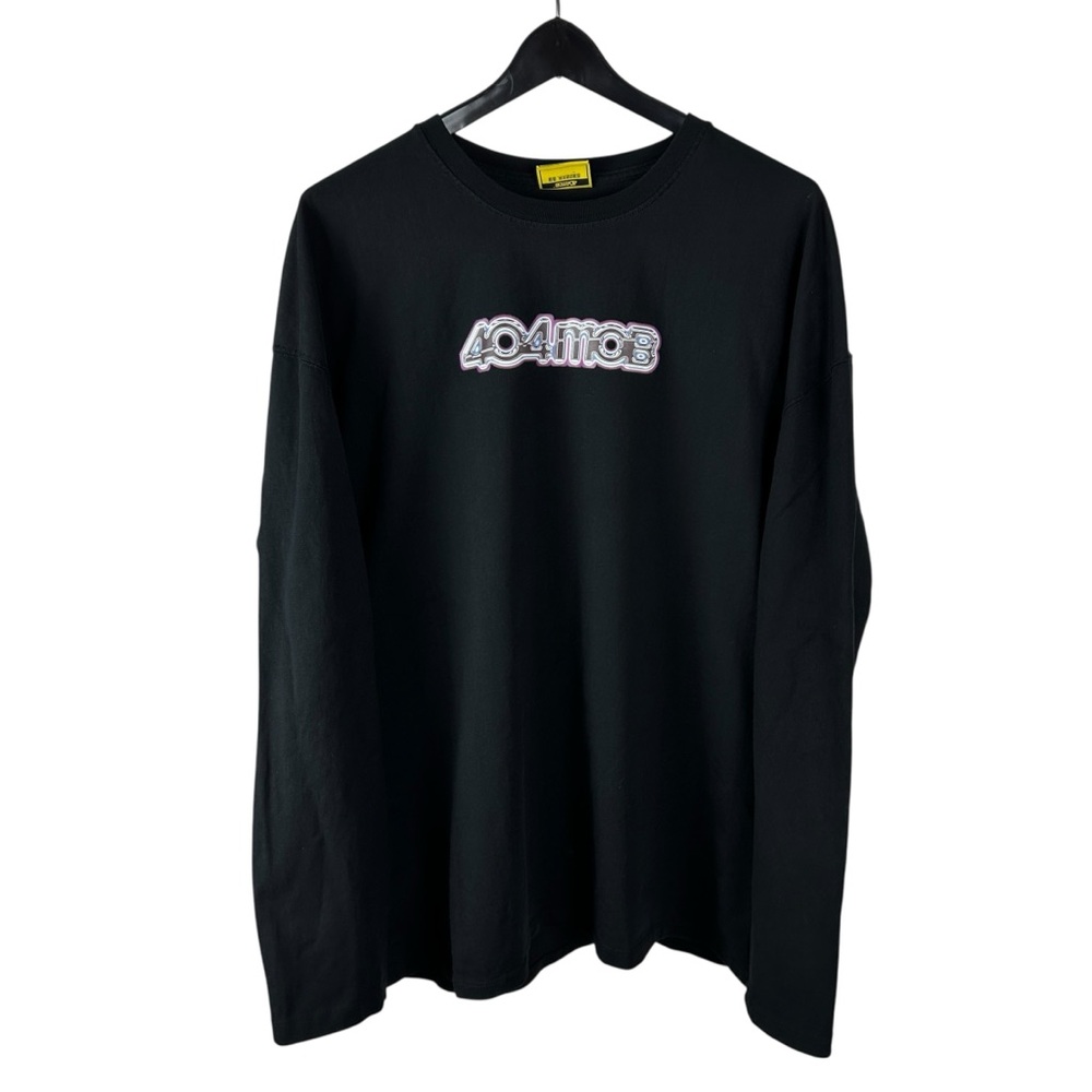Mens Y2K 404Mob Long Sleeve Streetwear Heavyweight Shirt Size 3XL